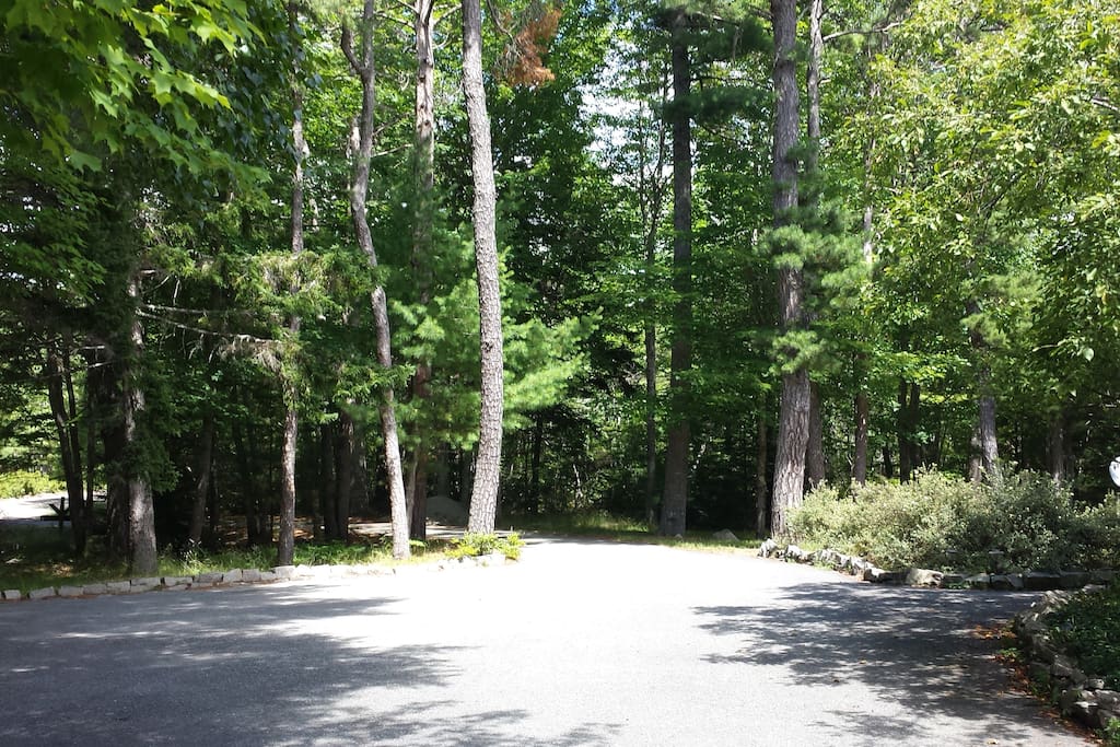 Paved drive.