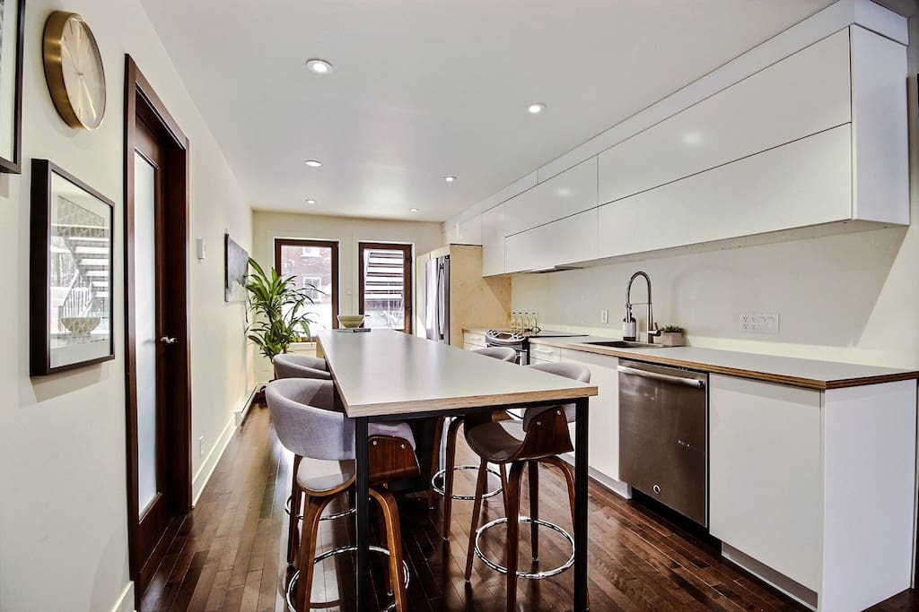 Enough countertop to cook a lovely meal for your guests!
