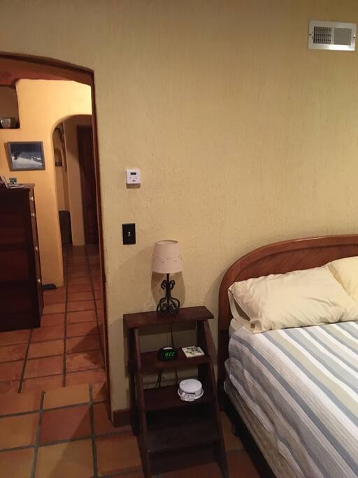 From inside bedroom