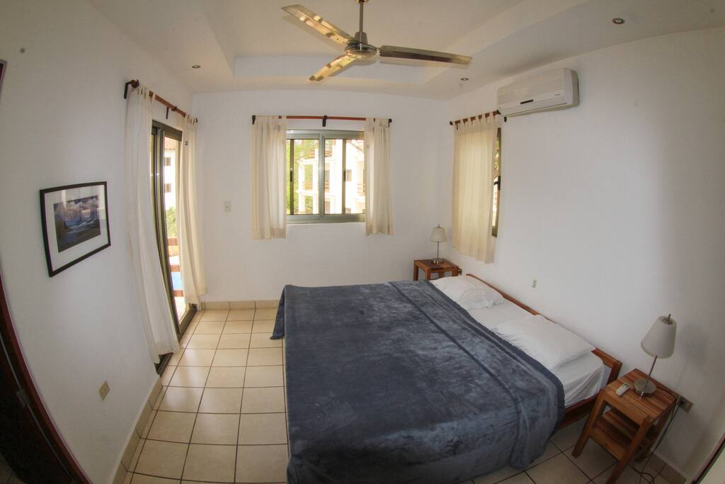 Master bedroom with ensuite bathroom