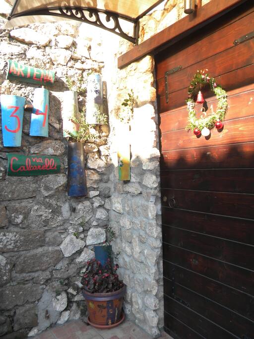 Entrance to the house