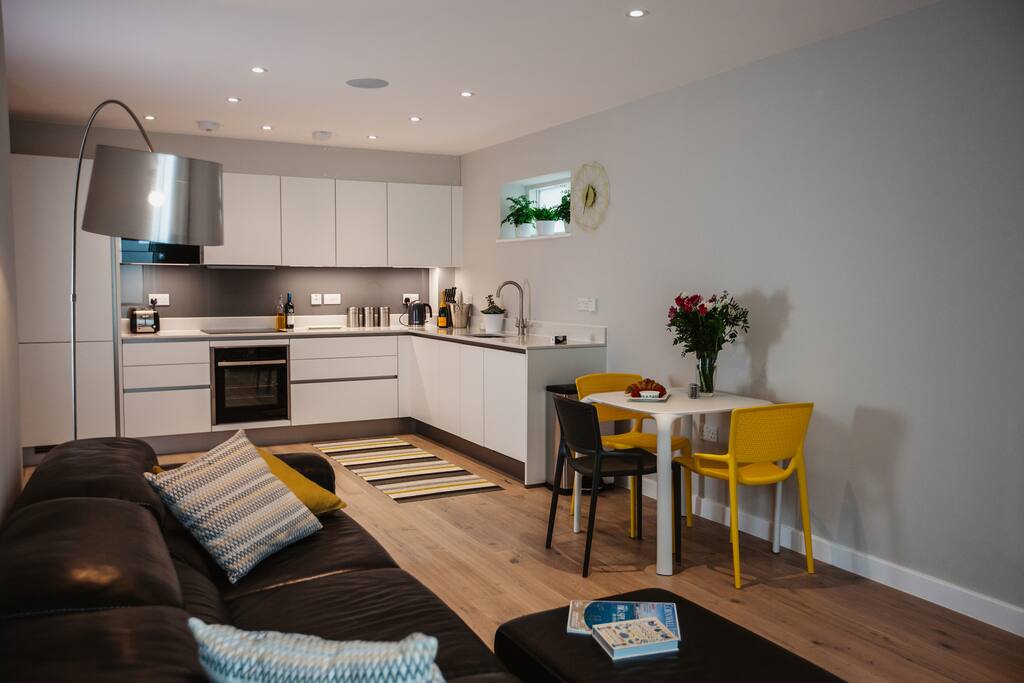 Kitchen and living space