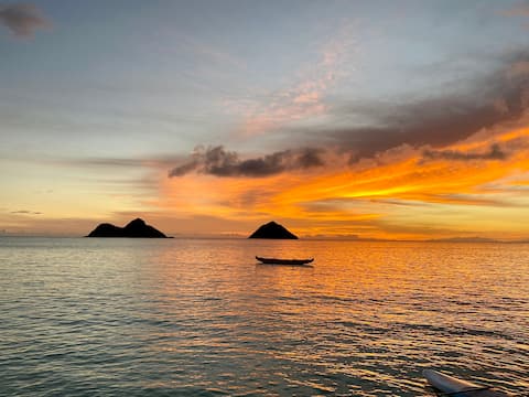 Lanikai Oasis, 2 beds, 5 min walk to the beach!