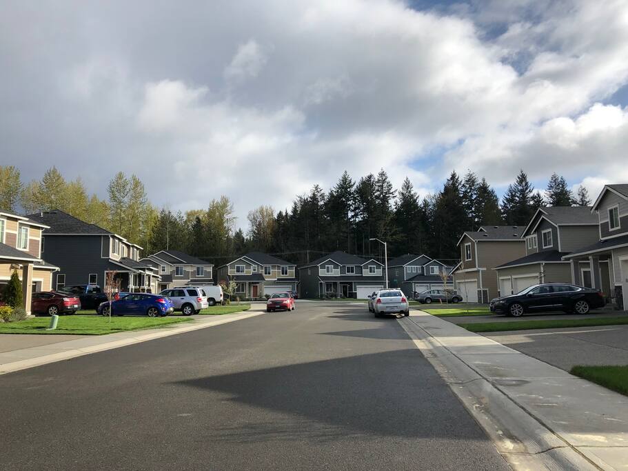 Residential street view
