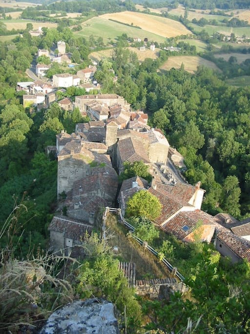 Le village vu du château