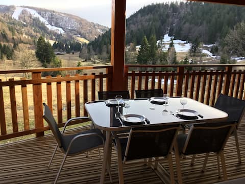 Annonce Airbnb populaire: Apartment with exceptional views à La Bresse