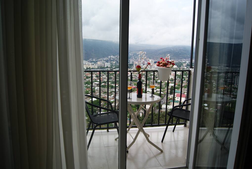 Romantic view from our lovely apartment