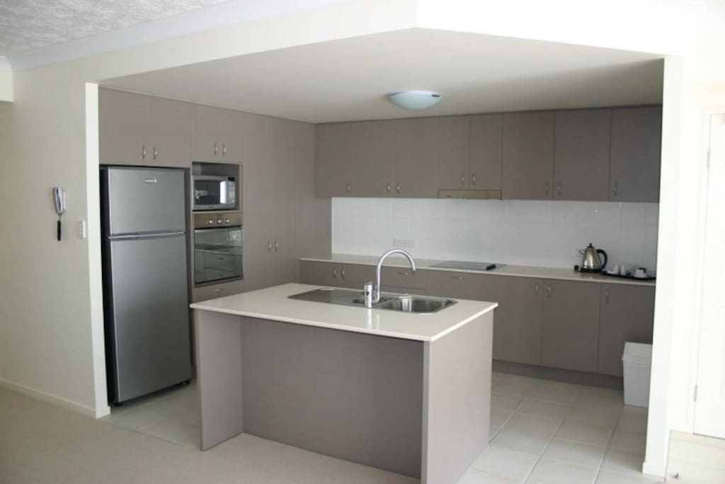 modern fully equipped kitchen