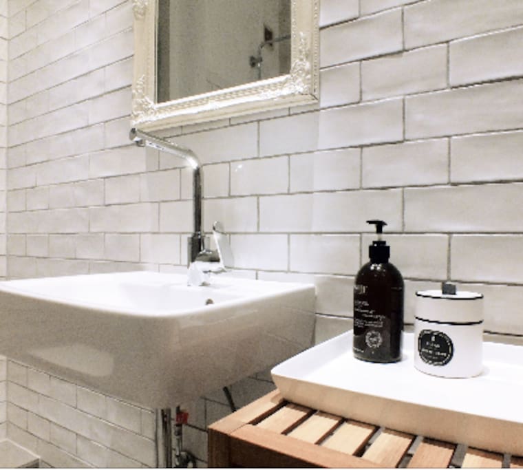 Newly built bathroom