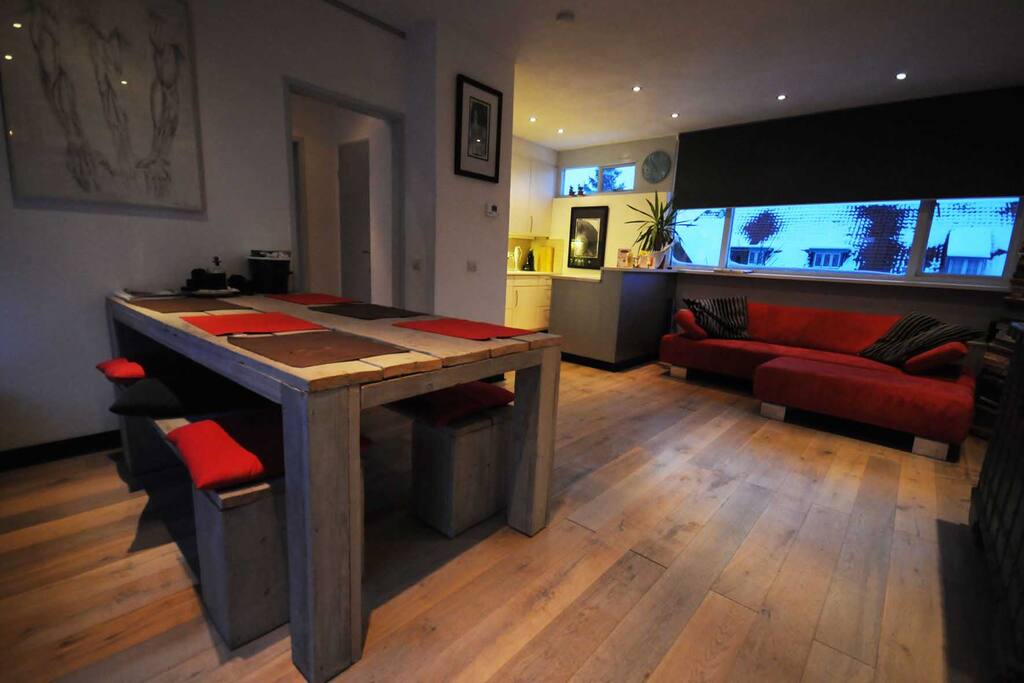 Open plan living room