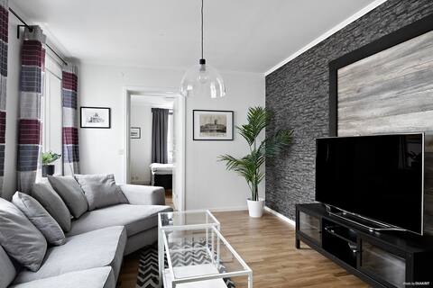 Large three bedroom apartment in central Härnösand