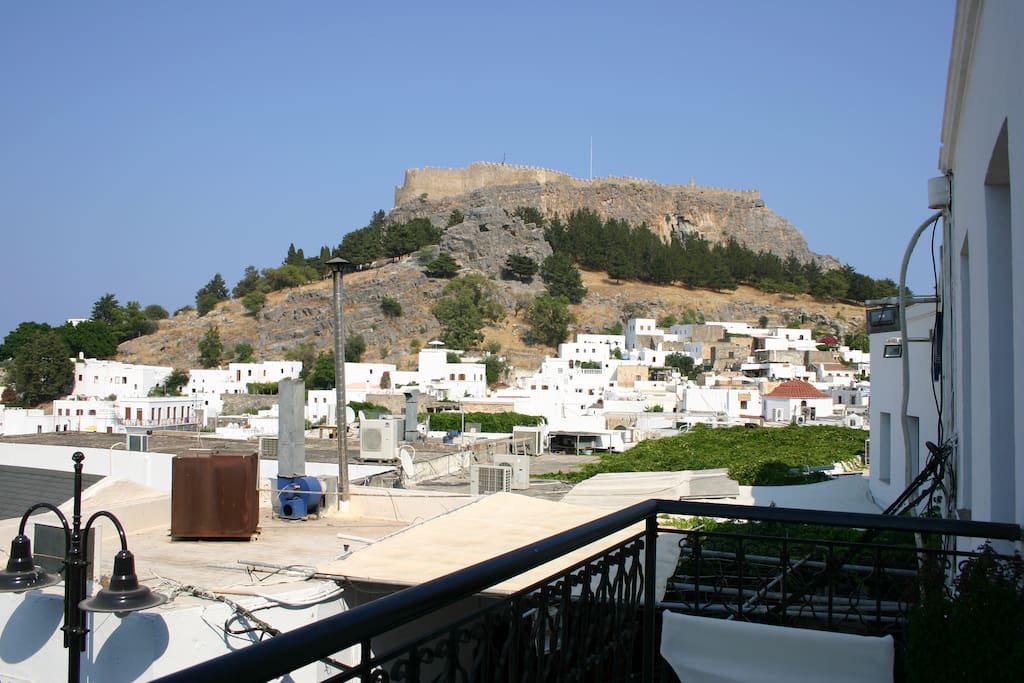 θέα, Ακρόπολη, χωριό