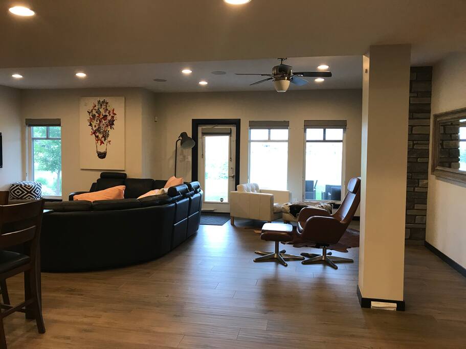 Living Room and Fireplace