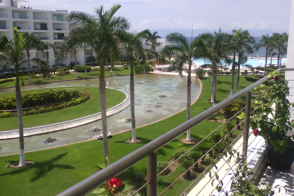 manicured gardens