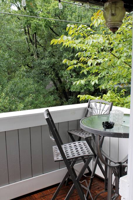 Balcony overlooking Little 5 Points