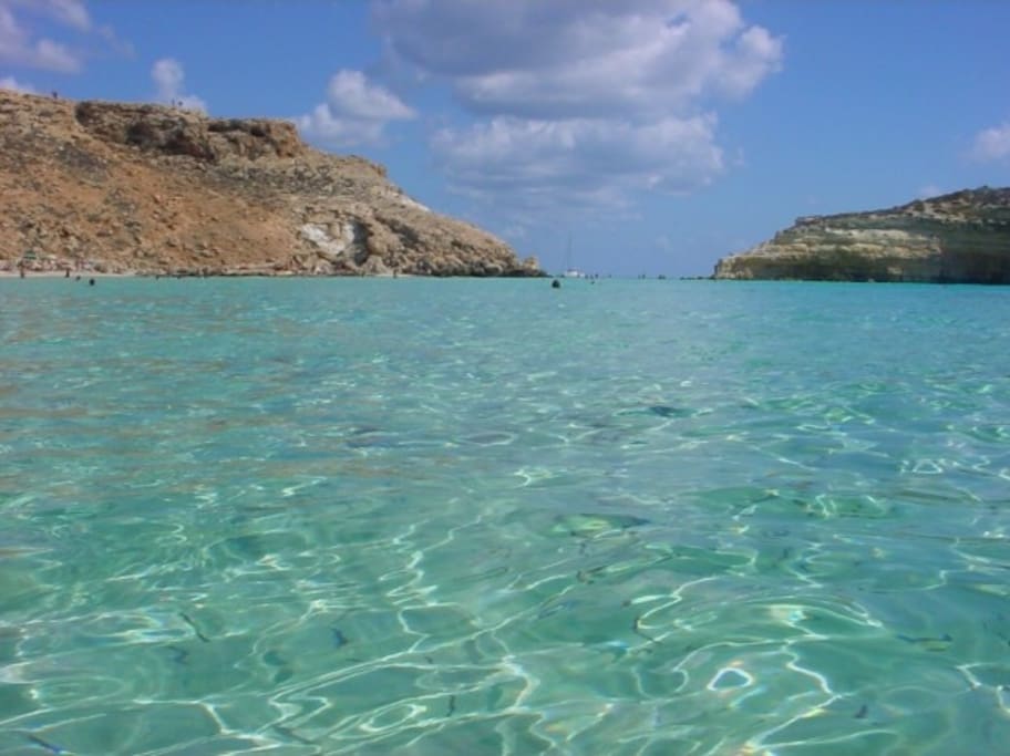 C'e' la possibilita' di potere sciegliere tra la spiaggia e gli scogli.