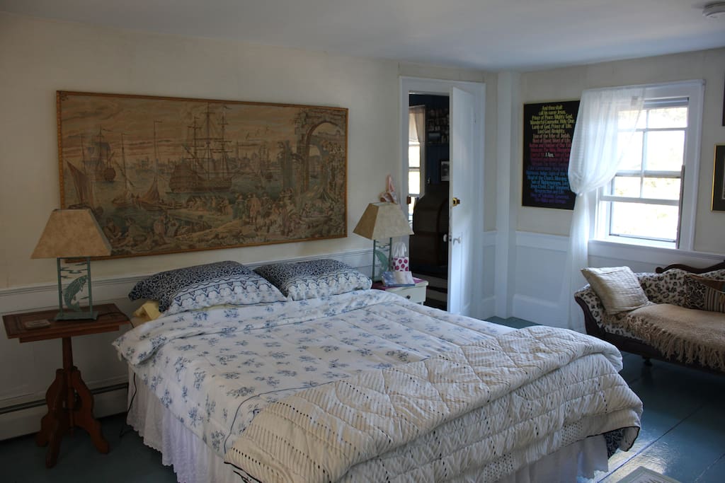 Queen sized bed