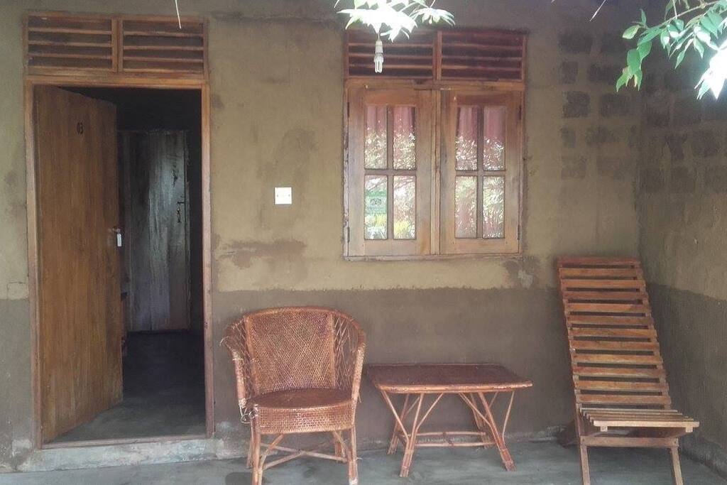 Exterior of a double room.
