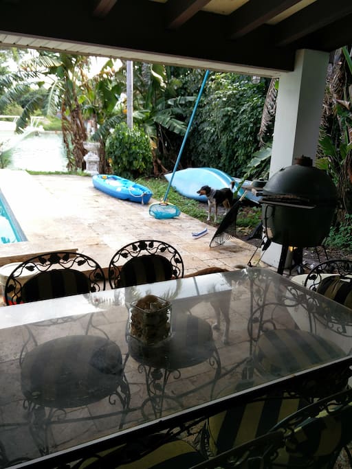 Large Shaded Porch Living Area