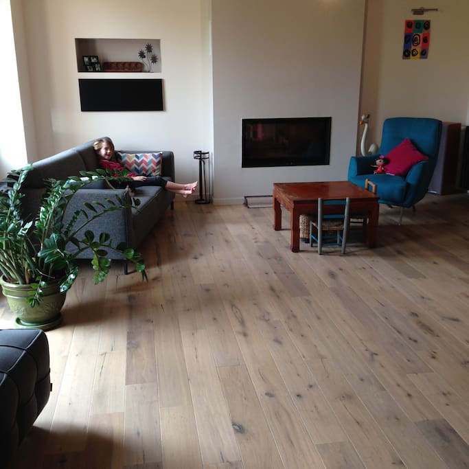 Salon convivial et confortable
