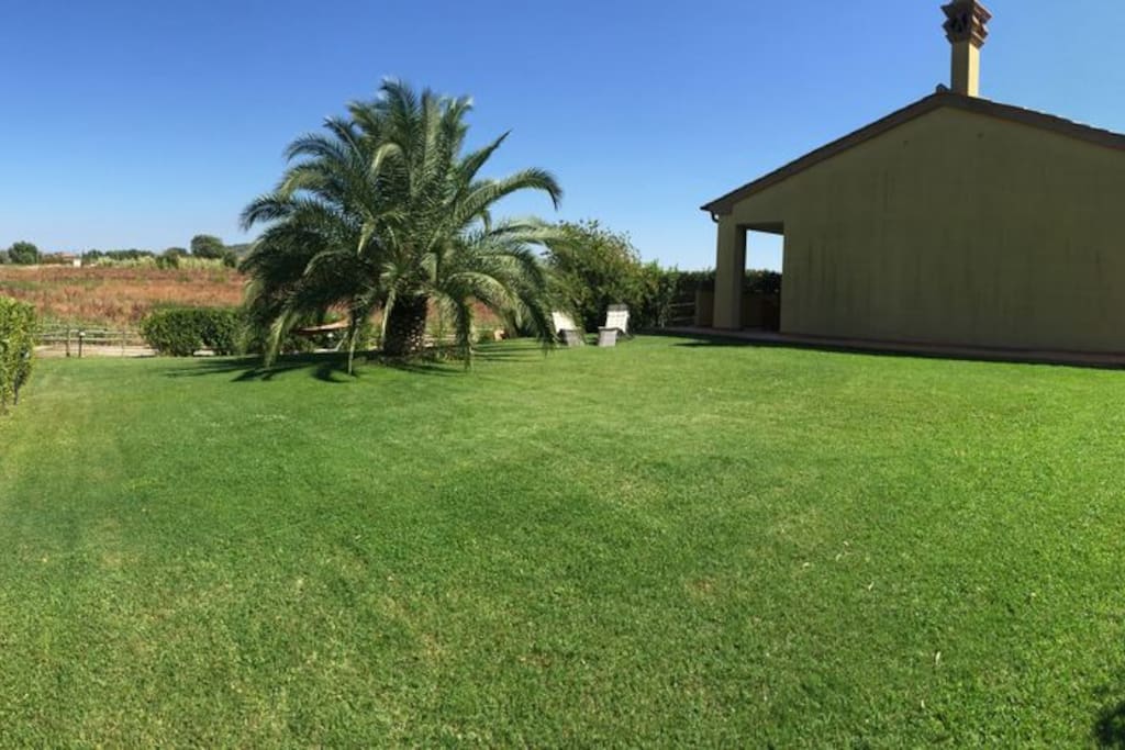 The private enclosed garden