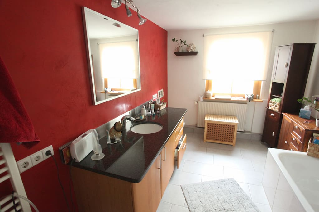 Badezimmer, wird gemeinsam genutzt
