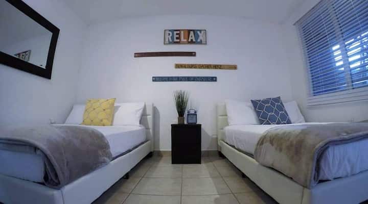 DOUBLE ROOM 2... 2 full beds (another view)