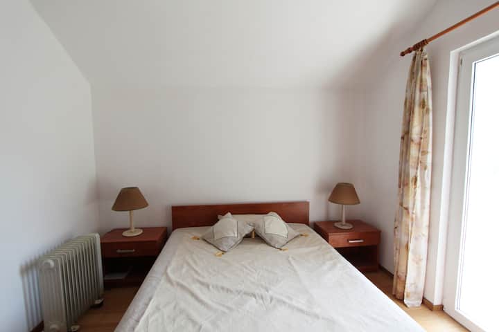 Bedroom 3 - 1 double bed, own bathroom, balcony