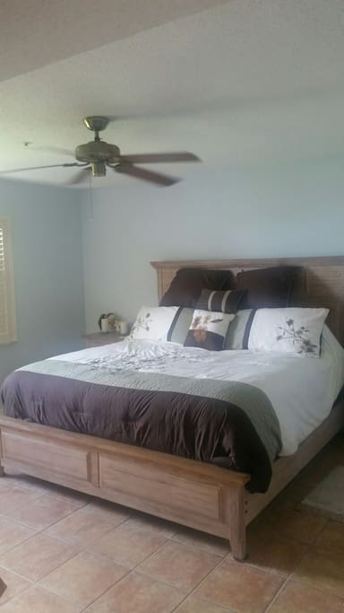 Your Master suite King Bed