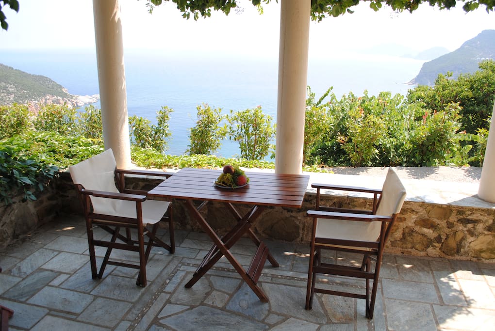 The terrace