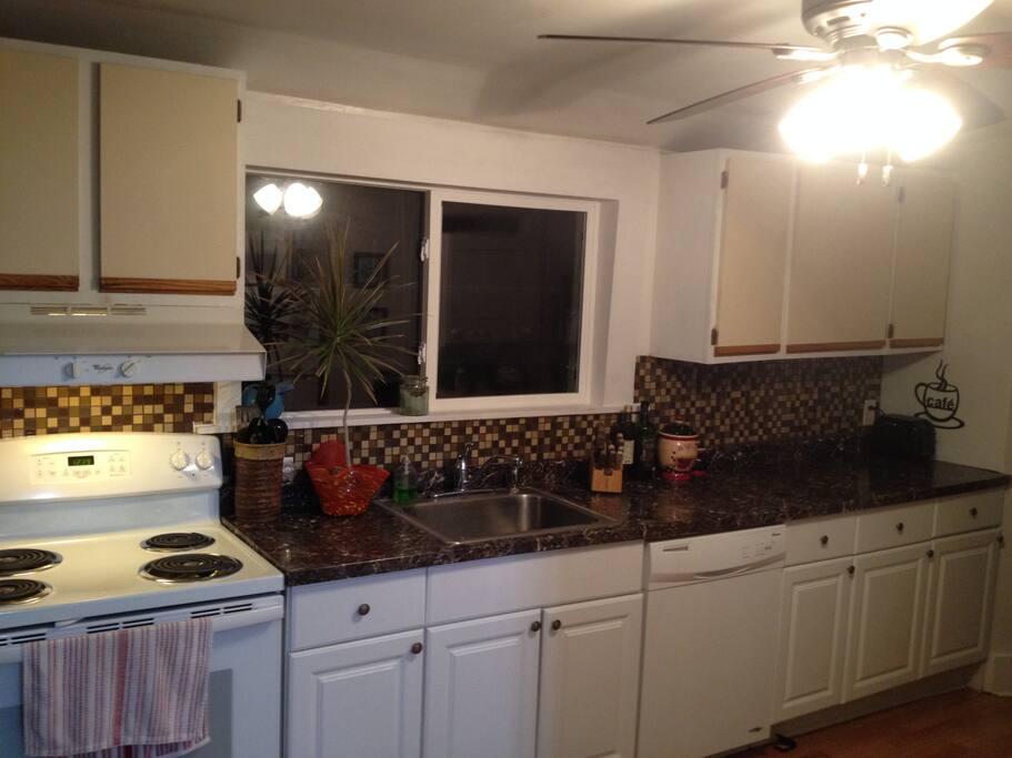 New kitchen, bath,washer and dryer.