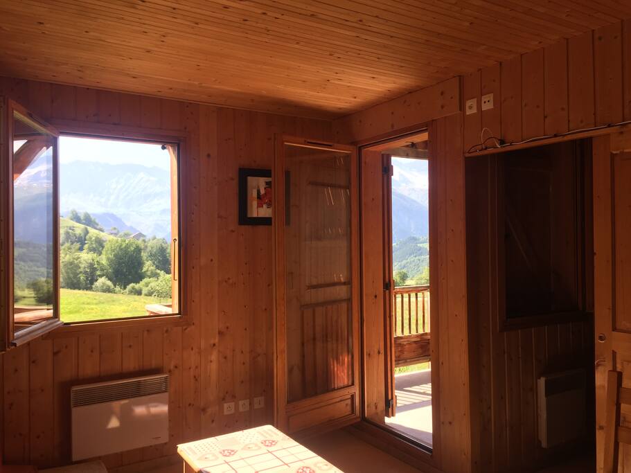 séjour et balcon sud