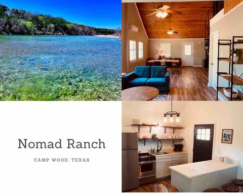 8 Acre Private River Front Sleeps 17-Nomad Ranch