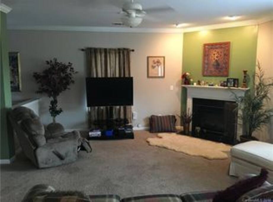 Living room with TV