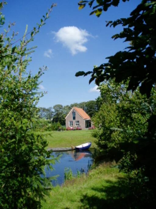 Foto over de vijver