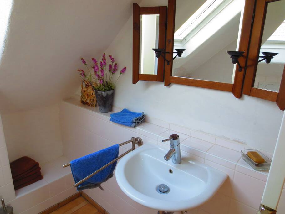 kleines Badezimmer mit Wachbecken/WC...