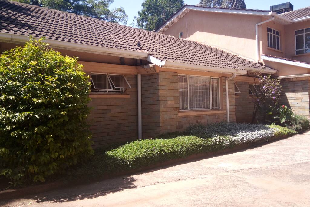 Front side of the house