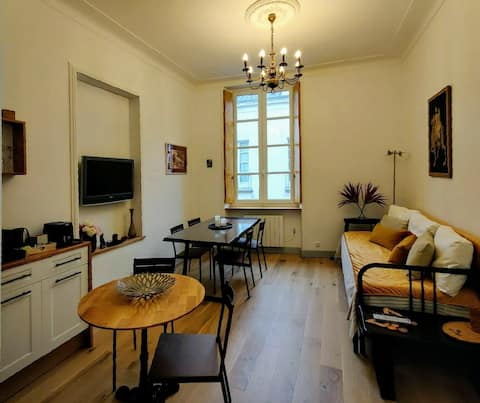 Popular Airbnb listing: Lovely 3 rooms apartment, in historical center in Nantes