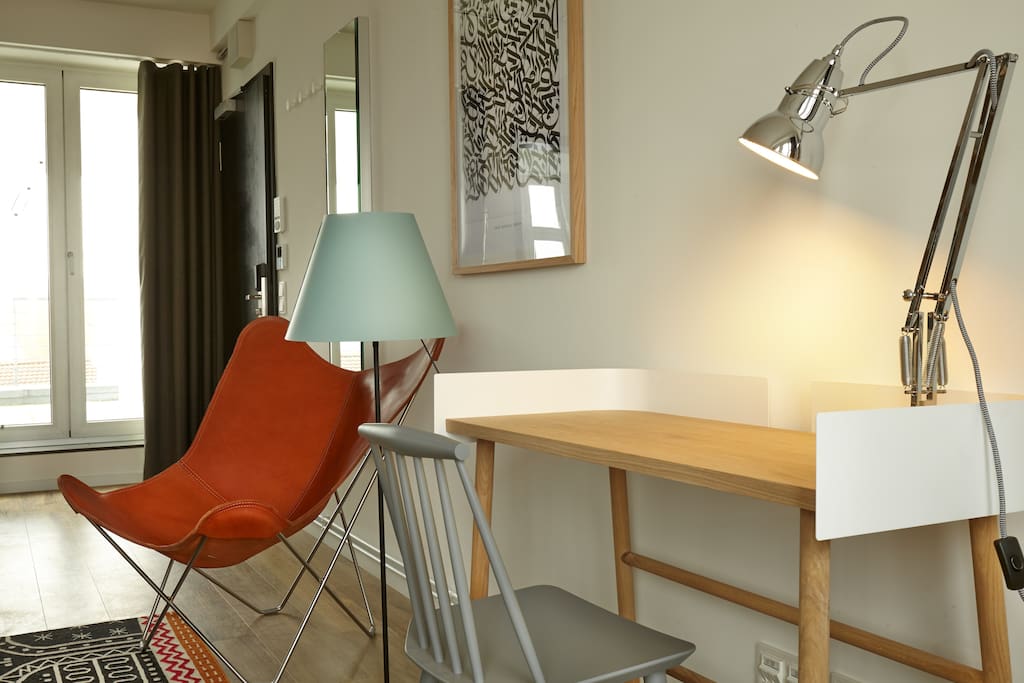 Gratis WLAN im Apartment und Schreibtisch