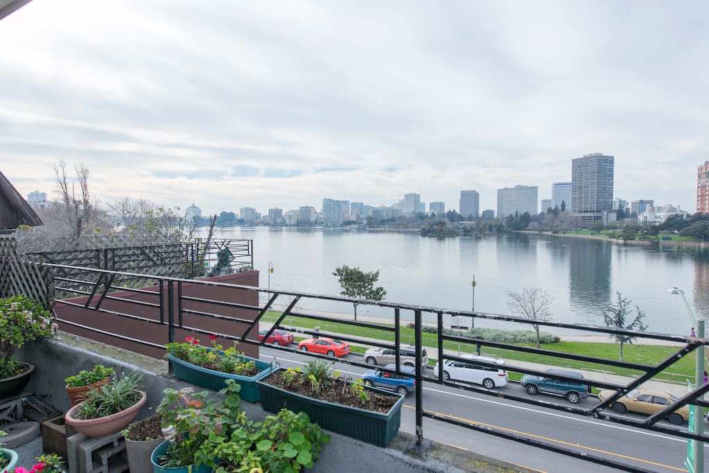 View from sunroom & deck