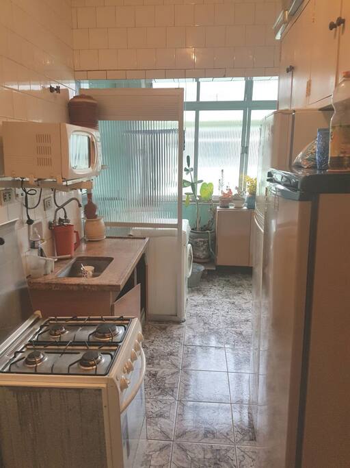 cozinha e área serviço