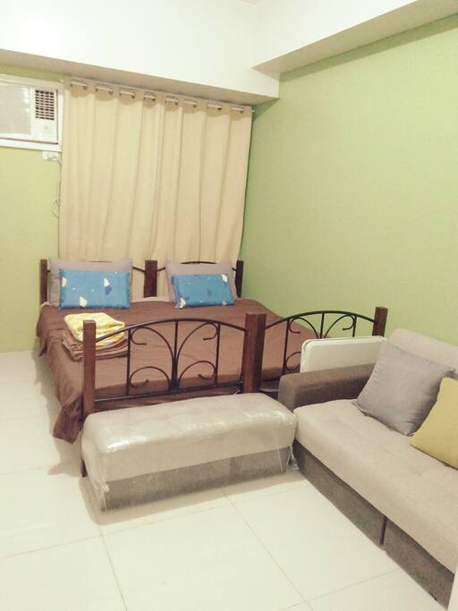 King size bed with a Sofa bed