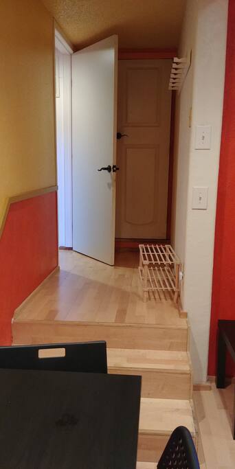 Entrance from downstairs