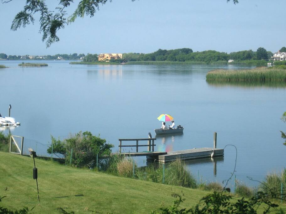 View of bay from master bedroom