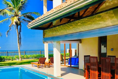 Sand Villa - Beachfront Private Pool - Luxury 3BR