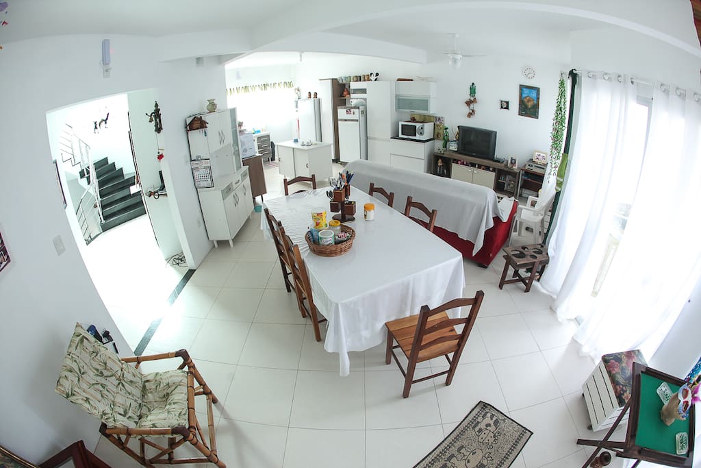 Sala e cozinha - 1º Piso