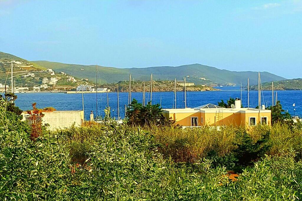 Vue sur mer depuis la terrasse