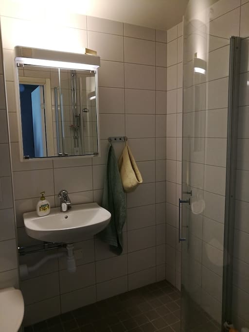 A newly refurbished bathroom which is yours to use.