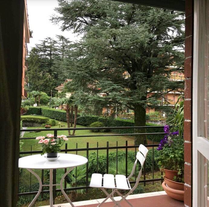 View from room's balcony