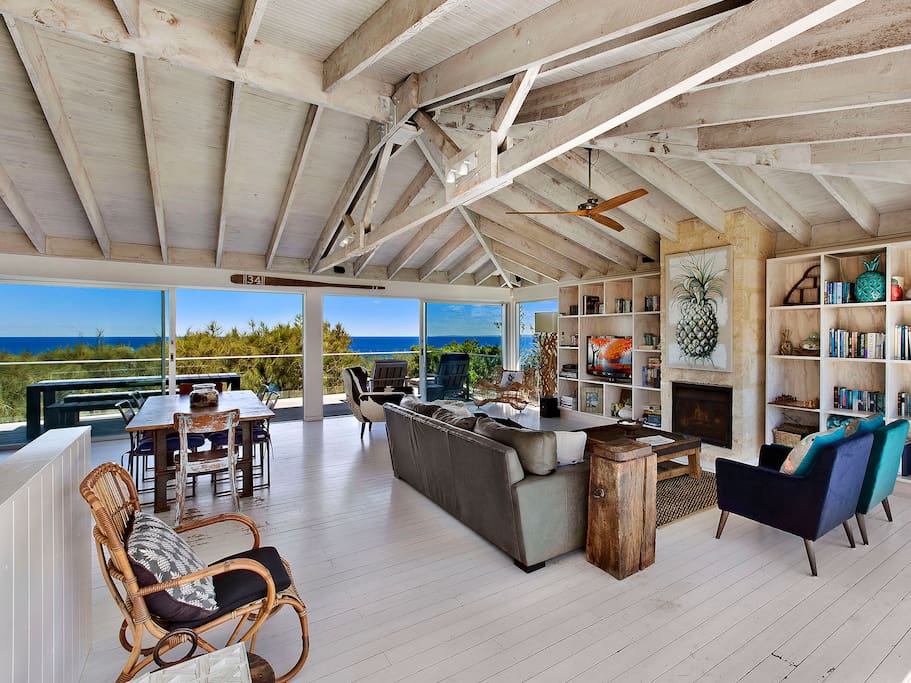 Upstairs living area